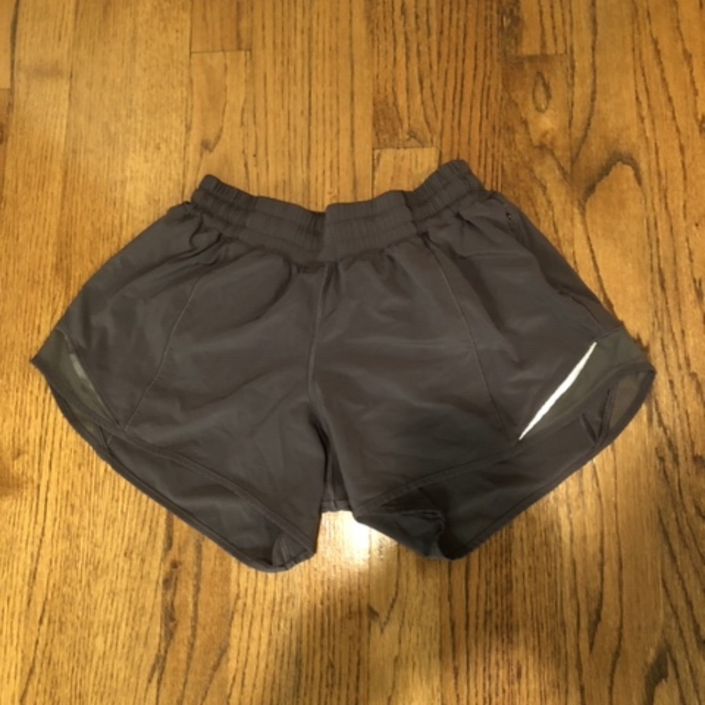 Lululemon Hotty Hot Gray Shorts